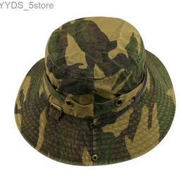 Wide Brim Hats Bucket Hats Fishing Hiking Sun Hat Men Women Boonie Hat Wide Brim Bucket Hat Outdoor Safari Summer Cap Cotton Bucket Hat YQ231116