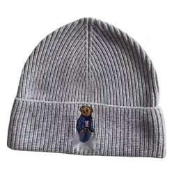 Ralphs Designers Round Beanie Top Quality Hat Polo Beanie Bear Knitted Hat Men And Women Winter Knitted Hat Warm Cotton Polo Hat Cycling Windproof Cold Caps