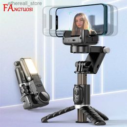 Stabilisers 360 Rotation Following shooting Mode Gimbal Stabiliser Selfie Stick Tripod gimbal For iPhone Phone Smartphone live photography Q231116