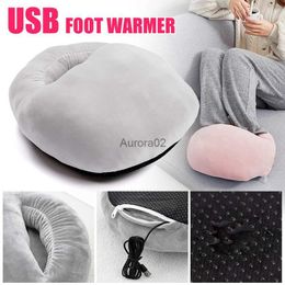 Space Heaters Unisex USB Foot Warmer Electric Heater Soft Plush Warm Boot Slipper Washable Household Winter Foot Hand Warming Mat YQ231116