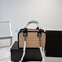 Shoulder Bags Bags Spring and summer straw bag for casual style design handbag with classic embroidery beautiful beach bags 29*19cmstylishhandbagsstore