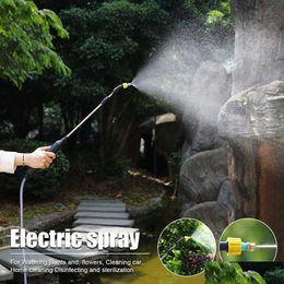 Watering Equipments Matic High Pressure Air Pump Sprayer Adjustable Spray Head Water Guns 2/3/5M Pipe Bucket Garden Tools Drop Deliv Dhwdv