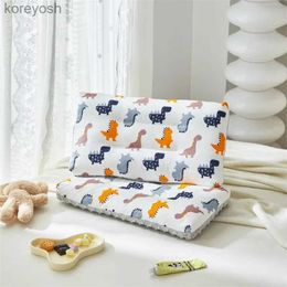 Pillows Soft Gauze Baby Pillow Comfortable Doudou velvet pillow For Newborns Baby Sleep Headrest Breathable Infant Kids PillowL231117