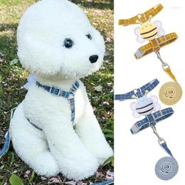 Dog Collars Harness Leash Set | No-Choke Pet And For Small To Large Breeds Heavy-Duty Adjustable Easy Control Breathable