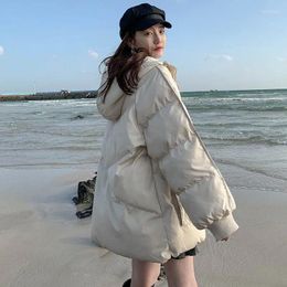 Women's Trench Coats 2023 Women Down Cotton Coat Winter Jacket Female Loose And Comfortable Parkas Shortage Of Money Outwear Warm Overcoat