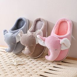 Slippers Unisex Fuzzy Fluffy furry Plush Elephant Slippers Adult Unisex Winter Fuzzy Funny Animal slippers Cosy home slippers 231116