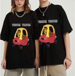 Men's T Shirts Cheems Car Cool Shirt Men Women Fashion Streetwear Harajuku T-shirt Graphic Summer Casual Tshirt Hip Hop Top Tees Unisex