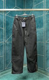 Дизайнерские мужские джинсы Панк Сплит Брюки Джинсовый дизайн Мужская ретро Старая уличная мода Молния может быть плотной на подоле Украшения Буква P