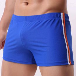 Underpants Brand Mens Boxers Underwear Sexy Bulge Loose Built-in Penis Pouch Boxershorts Low-Waist Male Panties Man Lingerie Arlo Pants