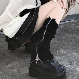 Women Socks 1 Pair Durable High Stretchy Loose Casual Streetwear Knee Boot Stockings