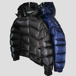 Down Parkas Mengkou Maya Down Jacket Men's Bread Jacket Thickened 2023 Winter Short Hooded Jacket