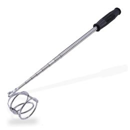 Other Golf Products Telescopic Ball Retriever Portable Pick Up Scoop and Grabber with Stainless Steel Rod Comfortable Grip 231115