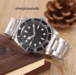 Luxury top watch quality Black Bay watch Bezel Black Dial Automatic Mechincal Movement Pre-Owned Stainless Steel Mens Wristwatch