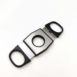 Cigar Cutter Stainless Steel Cigar Scissors Portable Double-edged Tool Accessories Mini Cigar Drill of Metal Free Collocation Man Gift