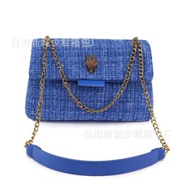 Evening Bags Woollen Diagonal Cross Women's Bag With Advanced Texture Small Fragrance One Shoulder Chain Small Square Bag 231116