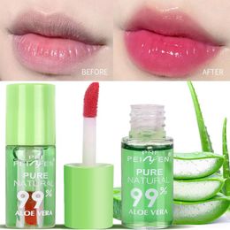 Lip Gloss 1PC Aloe Vera Essence Lipstick Colour Changing Lipgloss Long Lasting Moisturising Waterproof Temperature Change