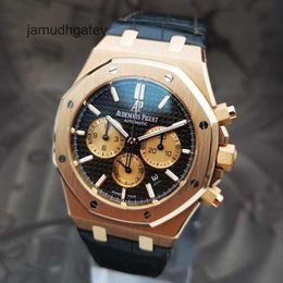 AP Swiss Luxury Watch Royal Oak Series 18k Rose Gold Material 41mm Diameter Automatic Mechanical Men's Watch 26331or