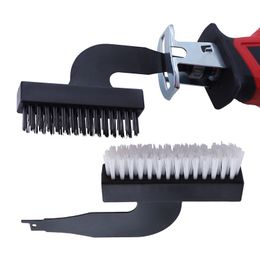 Brushes Electric Cleaning Wire Kit Sabre Saw Reciprocating Universal Head Paint/Rust Removal Grinding Tool 230414