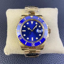 Clean m116618 Luxury Watch SUB Blue Dive All-Inclusive 18K interGold Dandong 3135 Mechanical movement 40mm 904L Steel Business Tuhai Favourite one