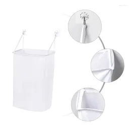 Storage Baskets 1pcs Portable Wall Hanging Laundry Underwear Socks Barrel Bucket Clothing Bag Foldable Bathroom Organizer