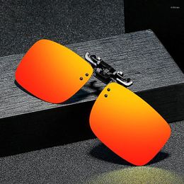 Sunglasses Men'S Tr Polarized Glasses Clip Women'S Foldable Cycling Box Driving Hiking Fishing Color Changing Night Vision