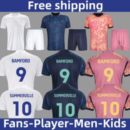 LEEds UnitedEs Fans Player version men kid football kit 23 24 BAMFORD Home away 3rd football jerseys SUMMERVILLE AMPADU PIROE JAMES STRUIJK GEORGINIO football shirt