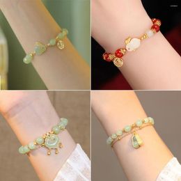 Strand Bracelets For Women Luxury Chinese Style Auspicious Clouds Blessing Pendant Beads Bracelet Jewellery Sets Birthday Gifts