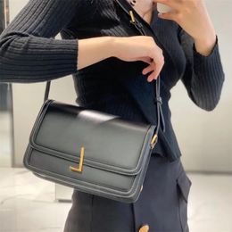 10A Mirror Quality Designer Mediuml designer bags 23cm woman crossbody Flip shoulder pack fashion cosmetic bag leather lady purse yssl b31