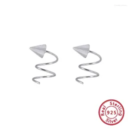 Stud Earrings 1 Pair Plane Charm Women 925 Sterling Silver Fine Jewellery For Girls Fashion Luxury Ear Studs Gifts