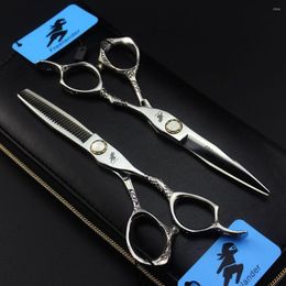 Freelander 6 Inch 440C Salon Hair Scissors Set Professional Hairdressing Cutting Barber Thinning Scissor Haircut Shears