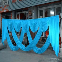 New Arrival Fashion 3 X 6 m Wedding Backdrop Centrepiece Swags Party Curtain Celebration Stage Backdrop Drapes Decoration Supplies