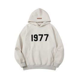 Tasarımcı Sıcak Hoodie Hoody Man Kazak Sweatshirt Erkek Sweatshirt Siyah Lüks Hoodie 1977 Hoodie Guy Kadın Erkek Crewneck Pamuk Harf Uzun Kollu