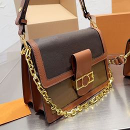 Mini Dauphine Lock XL - Leather Handbag for Women