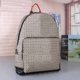 High quality designer bag women fashion designer backpack Men travel backpack Classic printed coated canvas parquet leather satchel backpack backpack 01