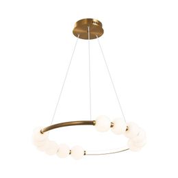 Modern Ball Pendant Lamps Led Lights Circle Round Suspension Hanging Lighting for Bedroom Living Room