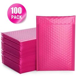 Envelopes Bubble Bag Poly Pcs Mailer Self Seal Envelopes Packages 100 With Mailing Lined Padded Bubble Pink Mailers j279I