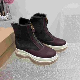The latest popular winter 2023 Martin high rise thick sole wool snow boots
