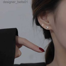 Stud REETI 925 Stamp Silver Colour Star Stud Earrings Women Girl Gift Cute Banquet Asymmetry Jewellery Dropshipping WholesaleL231117