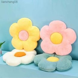 Cushion/Decorative 1pc Flower Shaped Cute Comfy Floor Cushions Room Decor For Sofa Couch Bed Car Reading Gift R231117