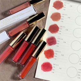 Lip Gloss 6-color Mirror Lipstick Convenient To Carry Transparent Tone Cosmetics Glass Oil Non Fading