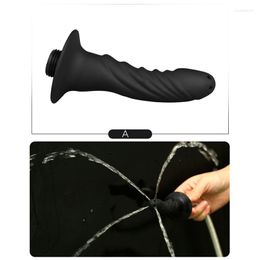 Sex Toys For Couples Ly Soft Silicone Enemator Connectable Shower Head Enema Douche Cleaner Male Female Unisex Bdsm Fetish Deep Anal Gay