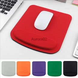 Mouse Pads Wrist Rests EVA Foam Wrist Mouse Pad Simple Solid Colour Comfortable Thick Sponge Mouse Gaming Pc Keyboard Desk Mat 210X230MM YQ231117