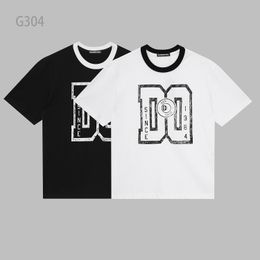 DSQ PHANTOM TURTLE Mens Designer T shirt Italian Milan Fashion Logo Print T-shirt Summer Black White T-shirt Hip Hop Streetwear 100% Cotton Tops Plus size 51587