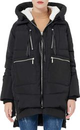 Winter Jacket New Big Yards Down Cotton Coat Female Loose Casual Thin In The Long Section Of The Cotton Coat 6ZUE4M753