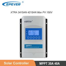 EPever XTRA Series MPPT 30A 40A Solar Charger Controller LCD Reguelator 12V 24V 36V 48V Auto Max PV Voltage 150V 3415AN 4215AN