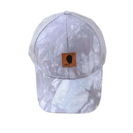 Carhart Cap Tasarımcı En Kaliteli Şapka İlkbahar ve Yaz Yeni Tie Boyalı Beyzbol Şapkası Güneş Kalkanı Güneş Kalkan Şapkası Erkekler ve Kadınlar Trendi Güneş Kalkan Şapkası Horsetail Hat