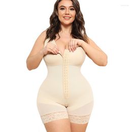 Women's Shapers YAGIMI Slimming Shapewear Lace Fajas Bodysuit Invisible Booty Shaper Colombianas Post BBL Op Supplies Mid Length