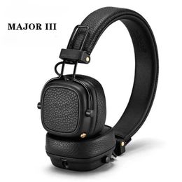 Headphones 3 Wireless Headphones Game Headphones Bluetooth Noise Reduction MARSHALL MAJOR3 III Bluetooth Wireless Headphones Black Brown