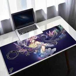 Mouse Pads Wrist Rests ALBEDO Overlord Mouse Pad Gamer Gaming Mousepad Anime Large Mouse Pad Laptop Anime Mat Gaming Desk Pad XXL Play Mats For Gamers YQ231117