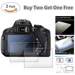 2x Glass LCD Screen Protector For Canon EOS R100 R50 R10 R8 R7 R RP 250D 4000D 2000D 90D 80D 850D M50 R6 6D Mark II T8i T7 SL3 Accessories PartsScreen Protectors Consumer